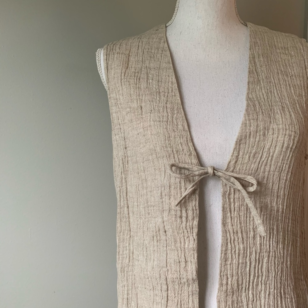 Pure Jill // 100% Linen vest tunic